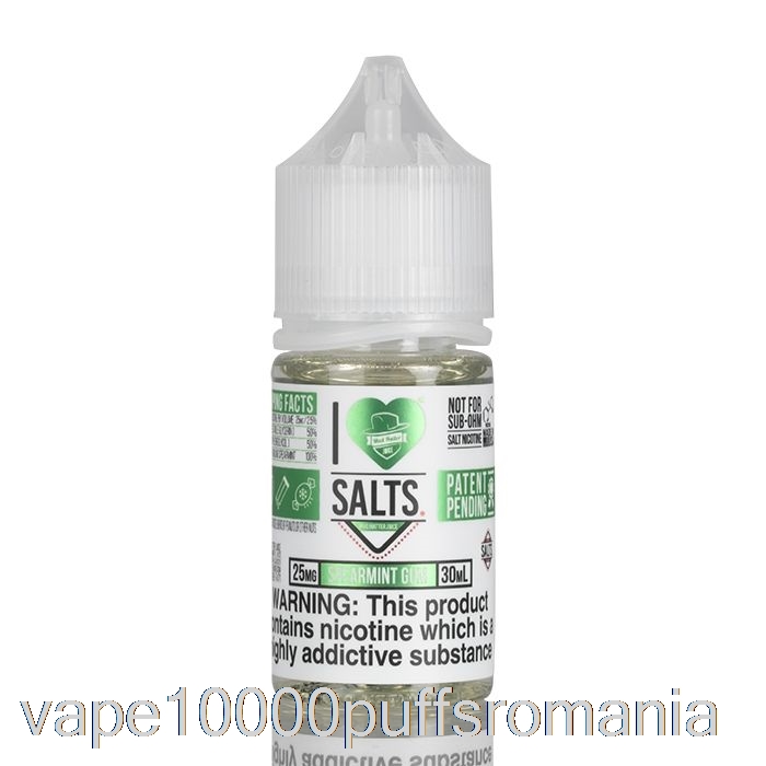 Gumă De Mentă Vape Romania - Iubesc Sărurile - 30ml 25mg